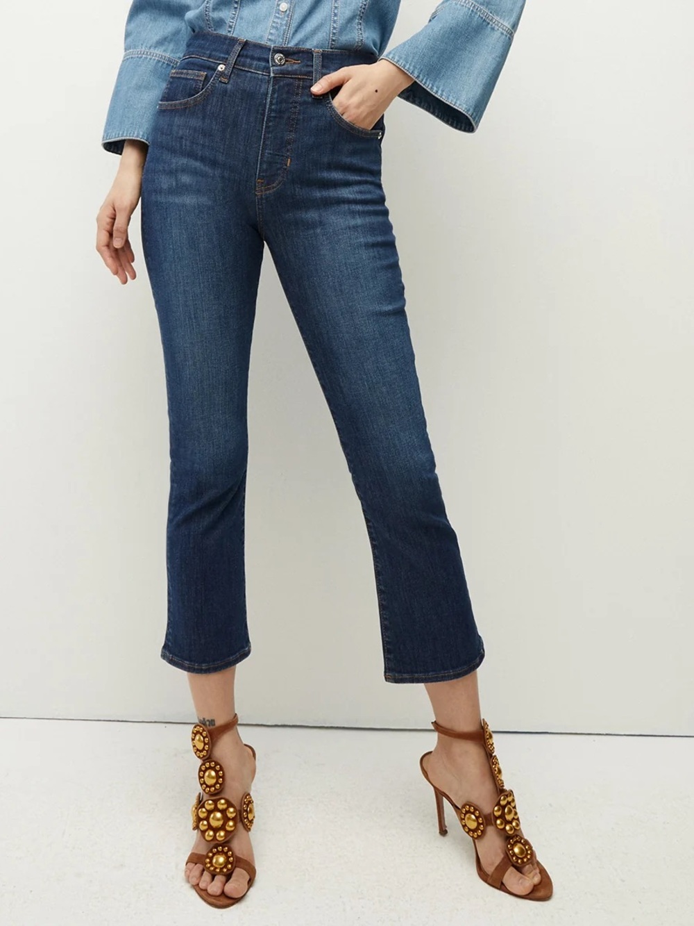 Veronica Beard Carly Cropped Jeans Size 27